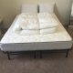 Moving sale : Mattress + Frame with Duvet and 1 pillows